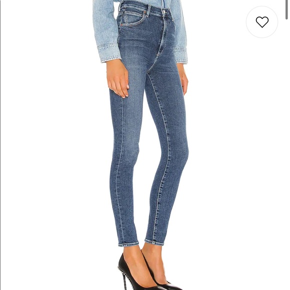 Citizens of Humanity  Chrissy High Rise Skinny Jeans size 27 Story Wash - Picture 6 of 13